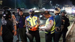 Polrestro Jakpus Gencarkan Patroli Malam Hari, Cegah Balap Liar dan Tawuran Antar Remaja