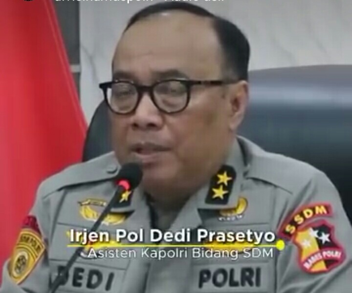 Irjen Pol Prof.Dr.Dedi Prasetyo Asisten Kapolri Bidang Sumber Daya Manusia Berkomitmen Siap Mendukung Presiden Dan Wapres RI