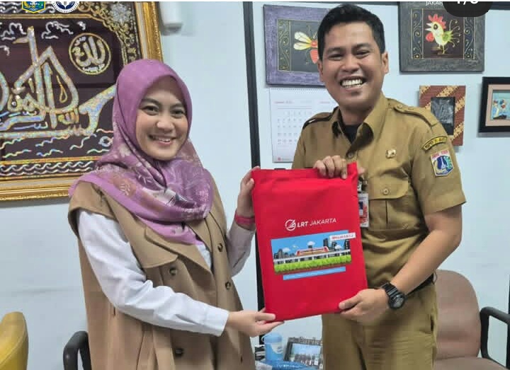 Kunjungan PT LRT Jakarta Terkait Rencana Kolaborasi Kegiatan Sosial